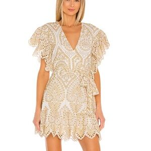 Minkpink Whilma Wrap Mini Dress | Size Small